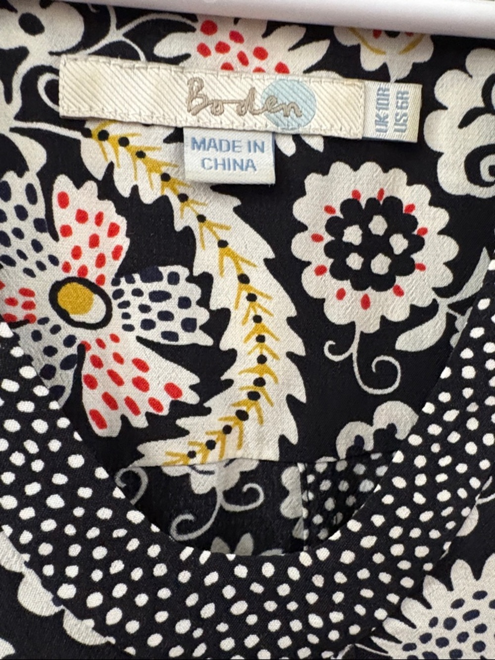 Boden Black and white Women's shift Dress - size 6 - Picture 2 of 3